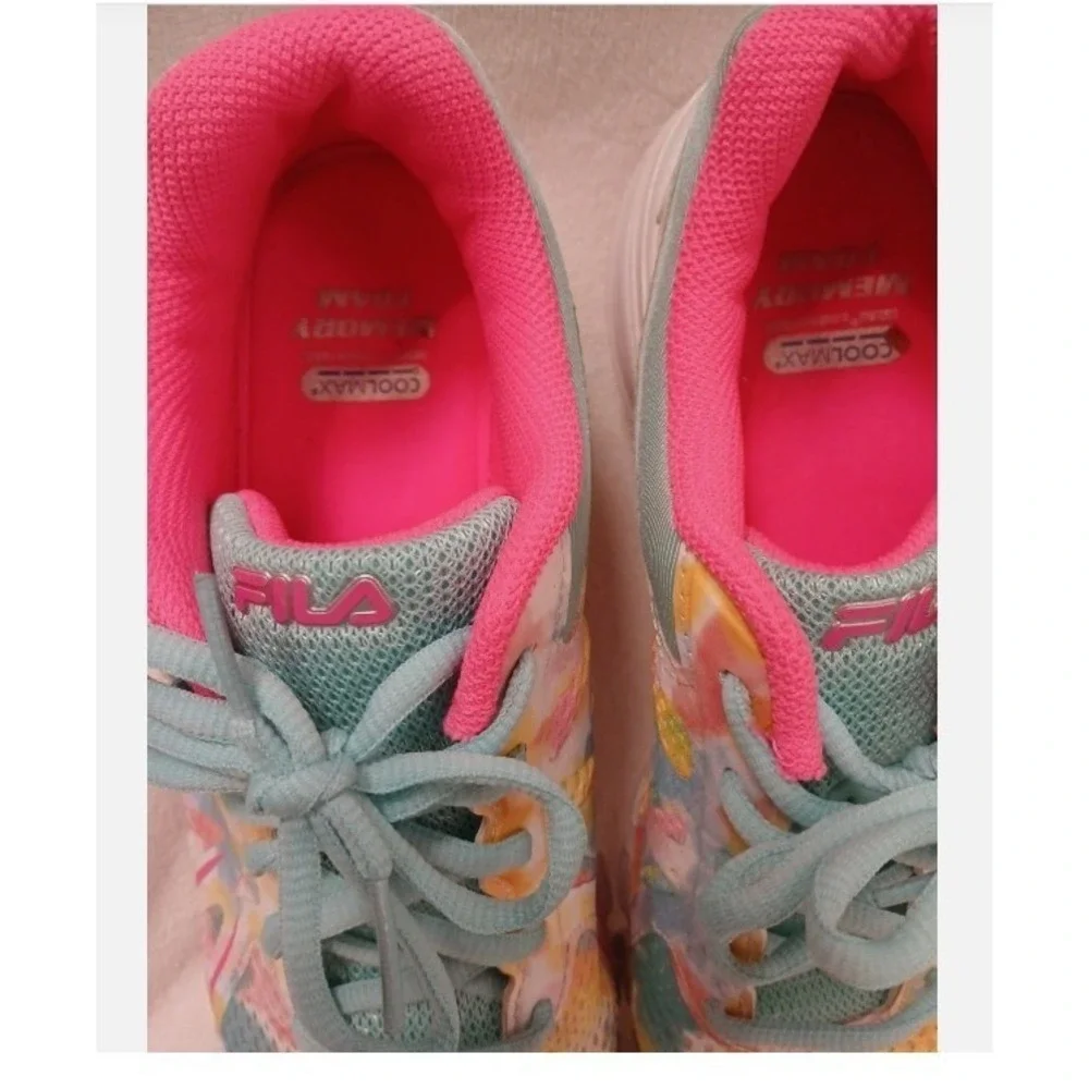 Fila Memory Advance Coolmax Sneakers Womens 9.5 Running Shoes Pastel Pink Colors